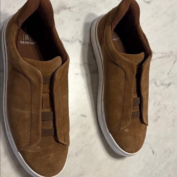 George Brown Suede Men's Sneakers size 8 - Picture 2 of 6